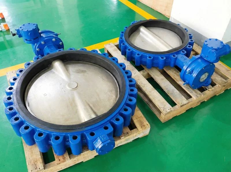 Butterfly valve assembly line with step-by-step quality checkpoints