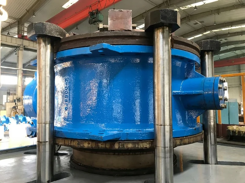 Standardized assembly line for concentric butterfly valve production