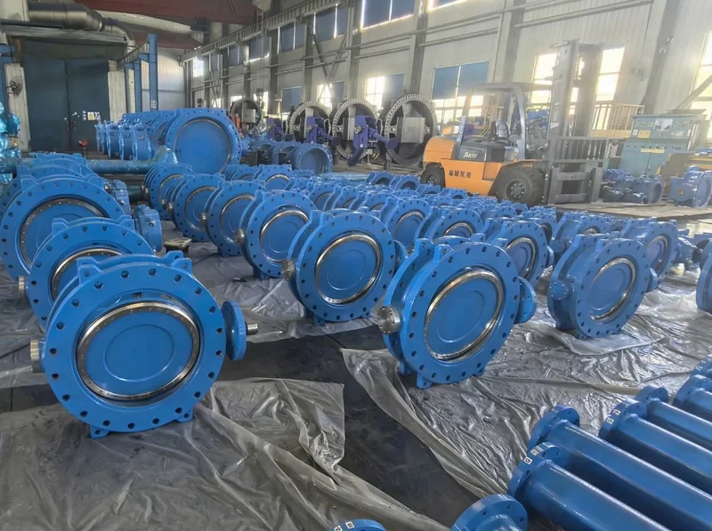 Butterfly valve shipment packed for export to Southeast Asia market