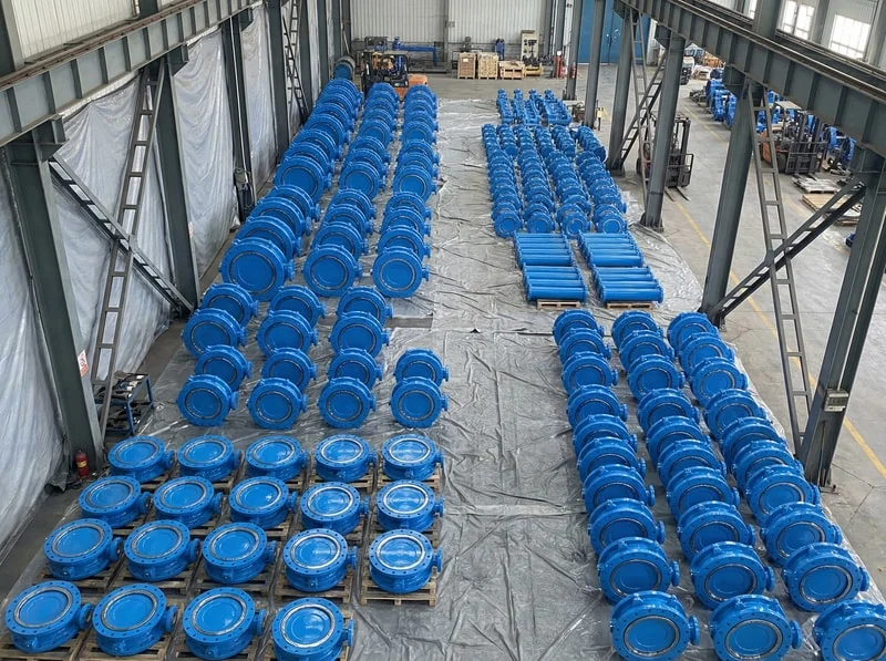 Large diameter butterfly valves for power plant cooling water system