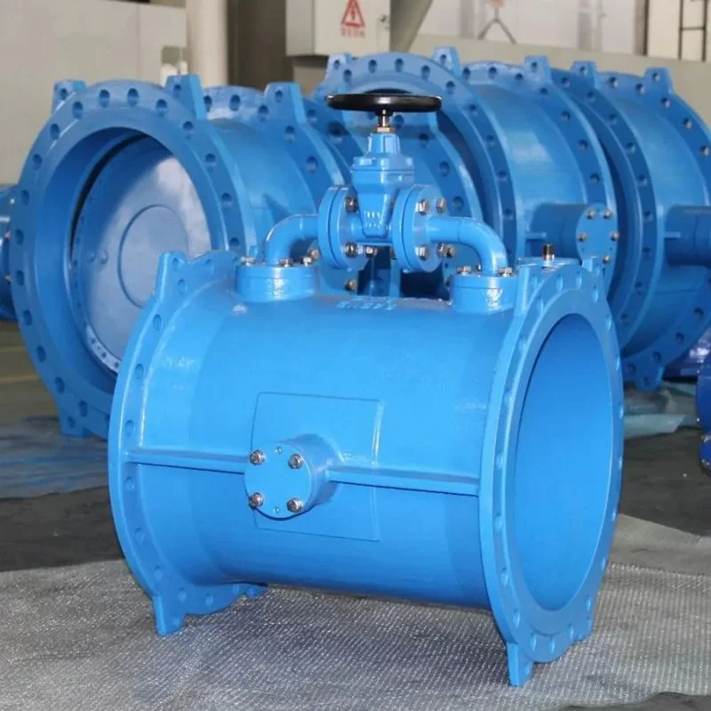Lower operating torque through bypass pressure equalization reducing actuator requirements