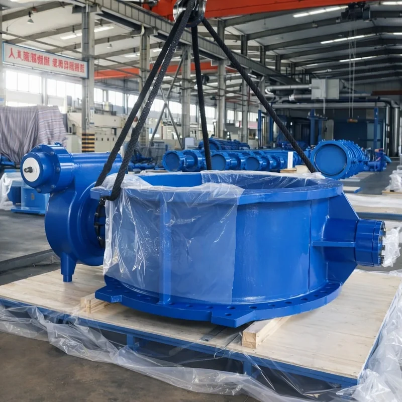 China butterfly valve factory - industrial butterfly valve production line for water treatment, oil gas, HVAC and marine projects