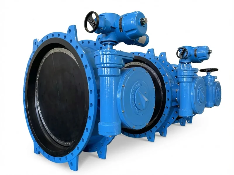 Rubber lined butterfly valve for water treatment and corrosion resistant applications